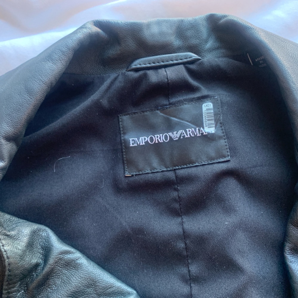Emporia Armani leather jacket